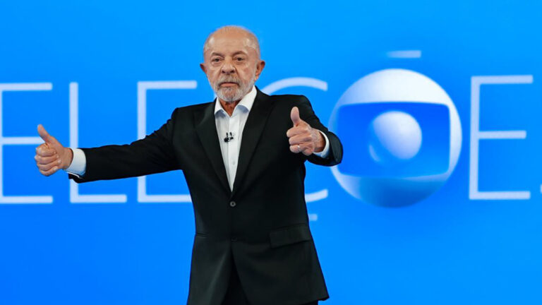 Lula no debate da Globo