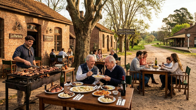 A 110 km de Buenos Aires, este povoado tem churrasco grelhado, macarrão caseiro e natureza, perfeito para ir no próximo feriado em 12 de outubro