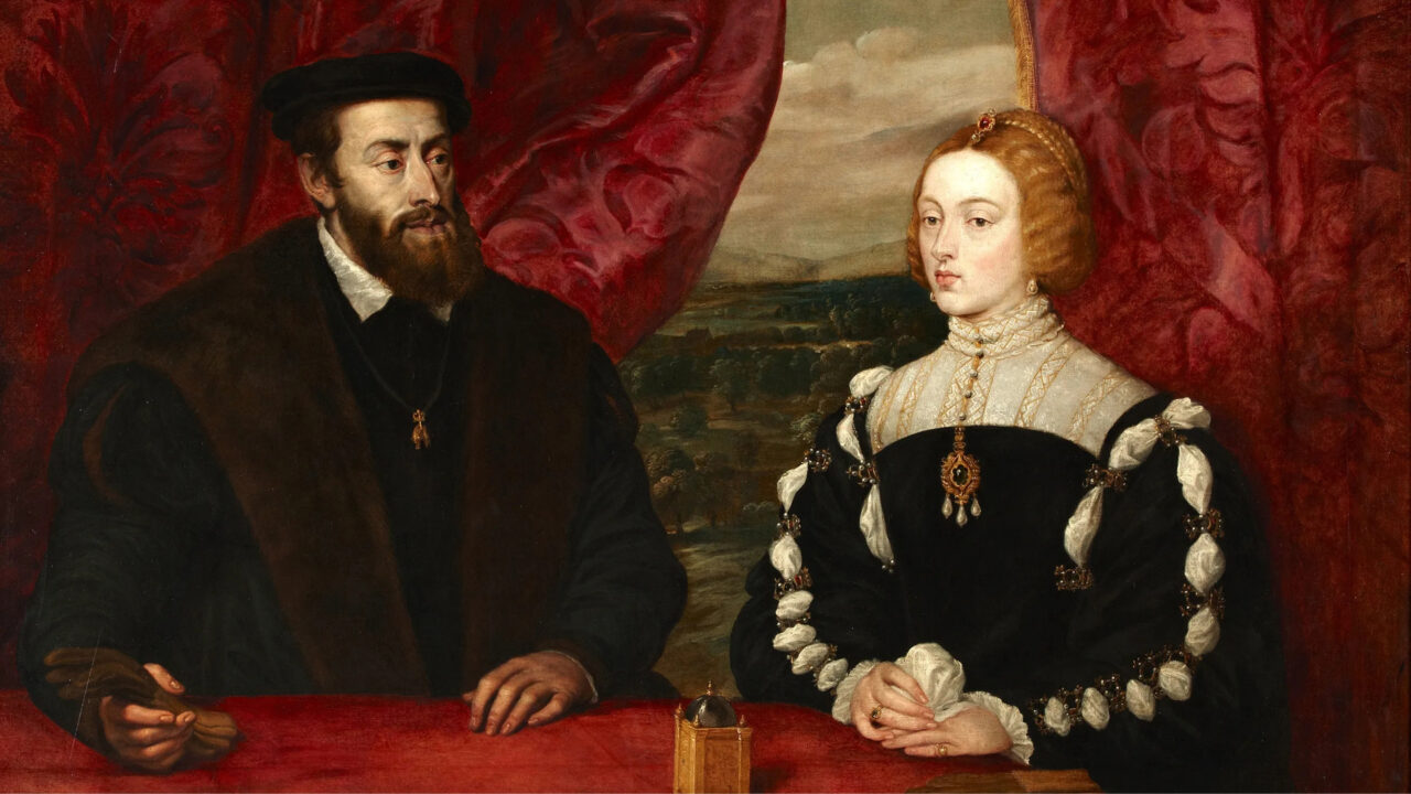 A reflexão de Carlos I da Espanha Falo espanhol com Deus, italiano com mulheres, francês com homens e alemão com meu cavalo