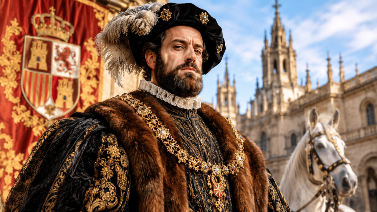 A reflexão de Carlos I da Espanha: “Falo espanhol com Deus, italiano com mulheres, francês com homens e alemão com meu cavalo”