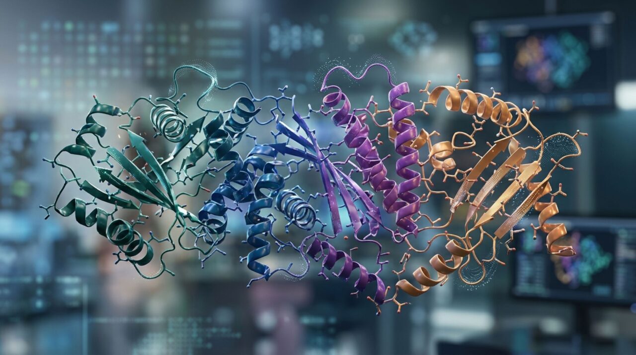 Proteínas criadas por inteligência artificial ganharam marcas invisíveis dentro da própria sequência sem perder a capacidade de se ligar aos alvos em laboratório