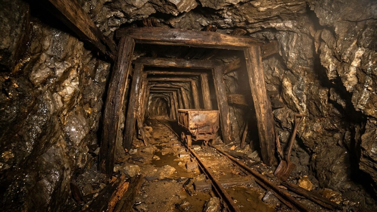 Casal compra terreno com antiga mina de ouro, remove quase 50 toneladas de entulho e transforma túnel de 100 metros em adega subterrânea