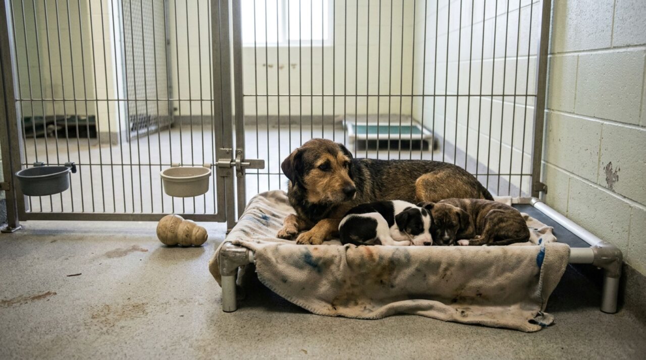 Cão resgatado acompanha a rotina de outros animais no abrigo e passa a agir como cuidador mostrando até onde a ciência permite interpretar esse comportamento