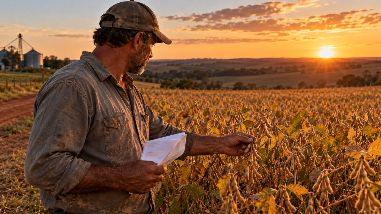Agricultor arrenda 40 hectares, investe na plantação de soja e recebe um pedido para devolver a terra quando faltam apenas duas semanas para começar a colheita