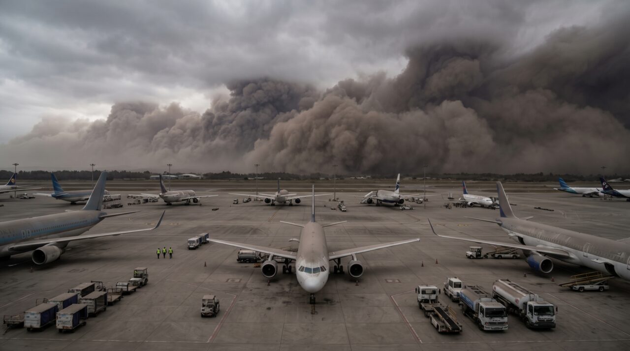 Vulcão Anak Krakatau explode por mais de 24 horas seguidas e uma nuvem de cinzas obriga oito aeroportos da Indonésia a parar milhares de voos de uma vez