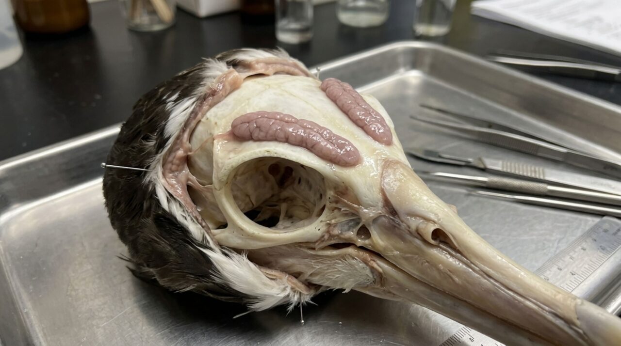 Glândulas nasais próximas às órbitas oculares produzem uma secreção concentrada que ajuda aves marinhas a eliminar o excesso de sal