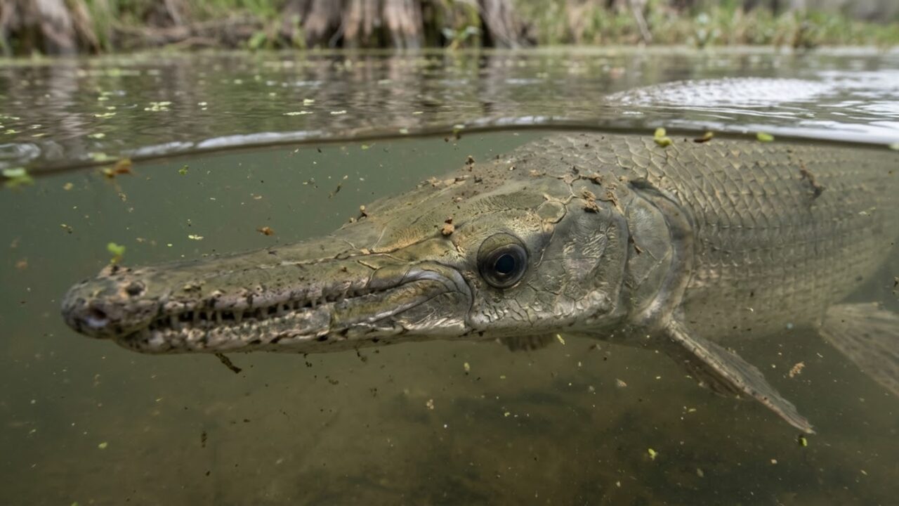 Captura de peixe-jacaré e recorde de linha no Texas