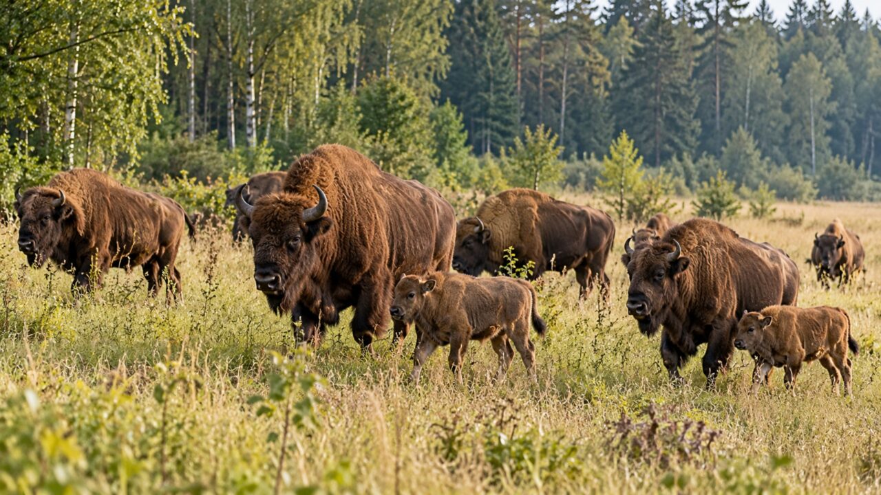 Animal considerado extinto na natureza há quase um século volta a formar manadas e recupera antigos territórios
