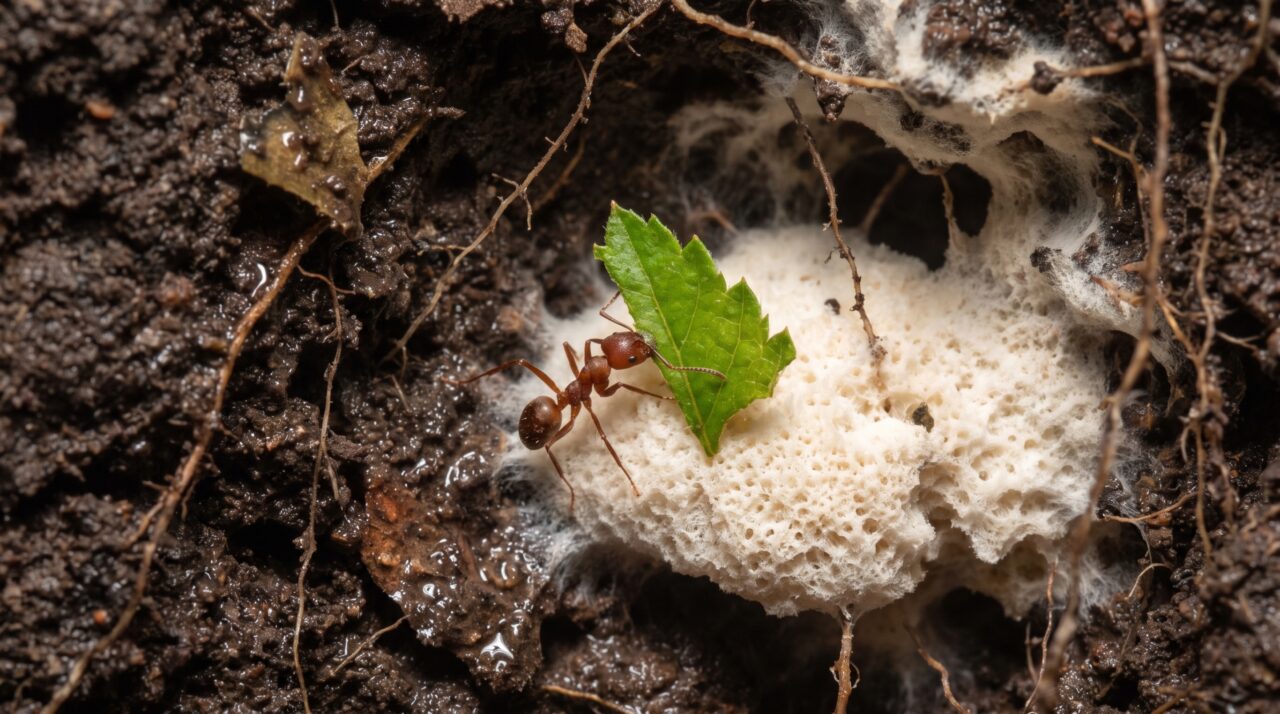 As formigas começaram a cultivar fungos milhões de anos antes dos humanos aprenderem a plantar