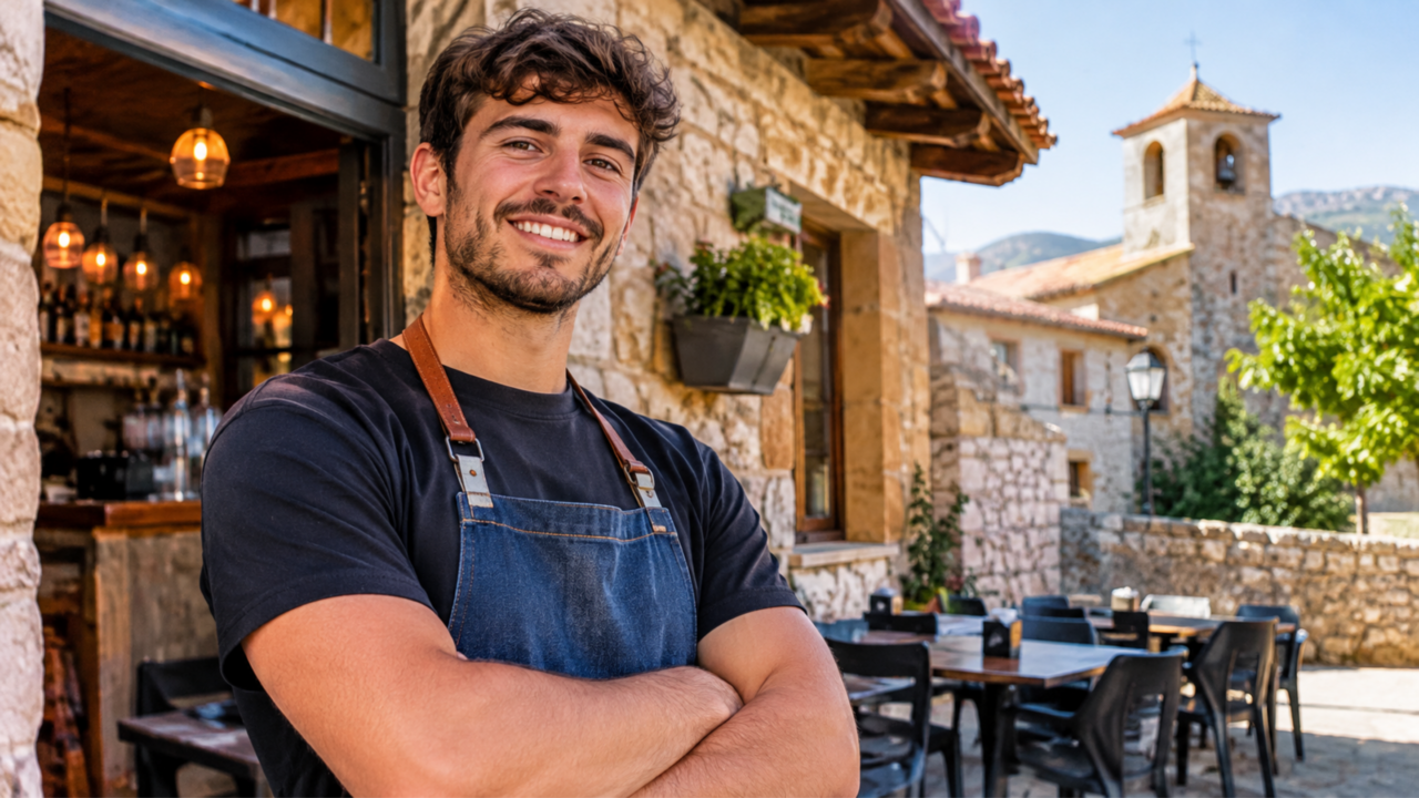 Aos 23 anos, jovem troca a vida em Valência para abrir um bar em uma vila com menos de 100 habitantes “O sucesso é não ter de ir embora”