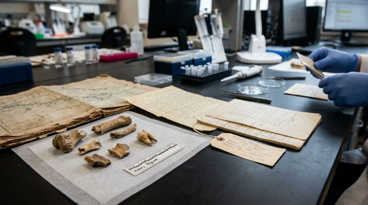Análises de DNA antigo e comparações genealógicas confirmaram a identidade de Harry Peglar