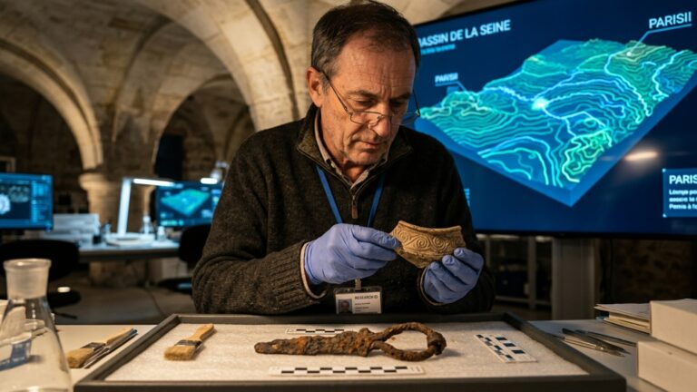 Uma parede apareceu no coração de Paris e reacendeu uma pergunta de dois milênios: arqueólogos podem ter localizado o núcleo da cidade gaulesa