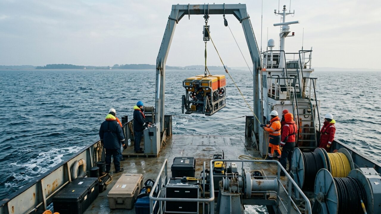 Mergulhadores desceram para investigar anomalias de um gasoduto e encontraram sapatos, roldanas e um navio naufragado há cerca de 400 anos