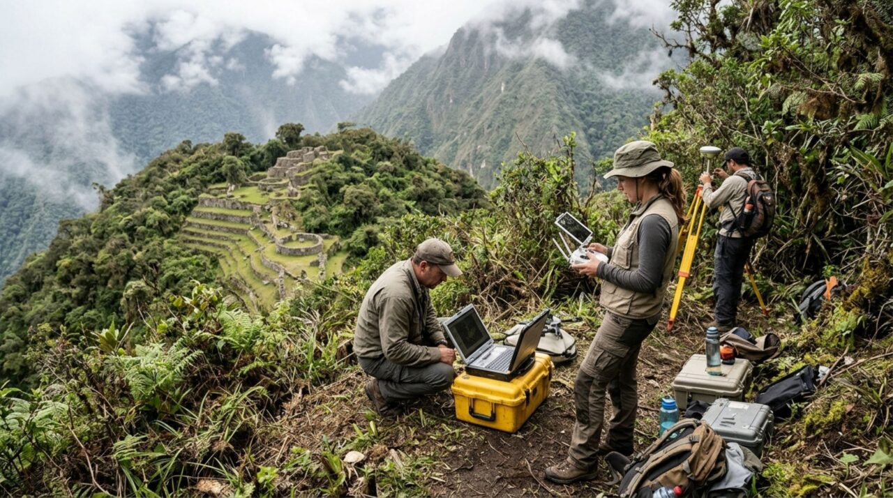 Drones com lidar revelam vestígios invisíveis ao solo