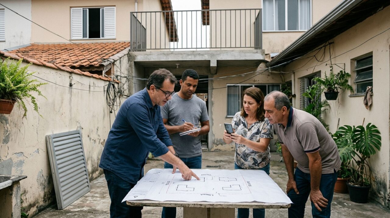 Vizinho constrói uma varanda no segundo andar para aproveitar a vista e casal percebe que o novo espaço permite enxergar diretamente o interior dos quartos