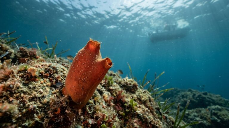 Ascídia Halocynthia papillosa reage a vibrações mecânicas transmitidas pelo ambiente subaquático