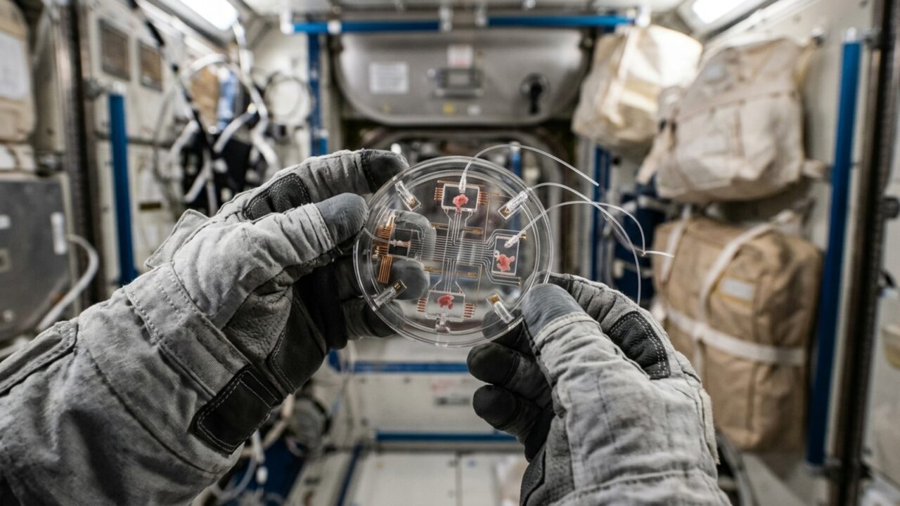 Uma nave de carga chegou à estação espacial levando minicérebros, tecido cardíaco em 3D e tecnologia para fabricar retinas longe da Terra