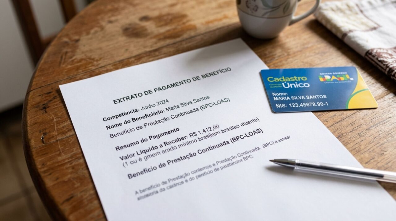 Idoso recebe um salário mínimo pelo BPC, organiza as contas esperando o décimo terceiro e descobre por que o benefício assistencial não segue todas as regras da aposentadoria