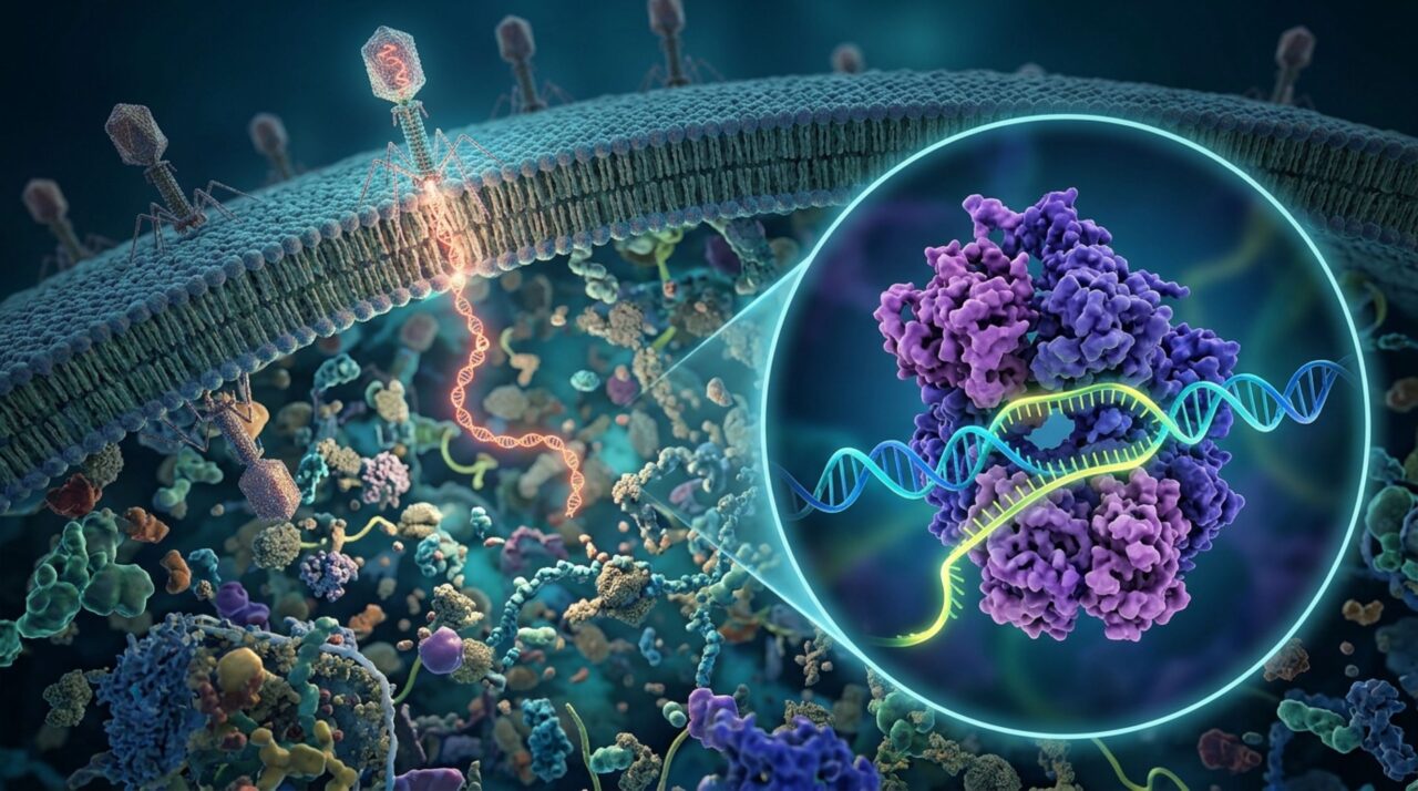 VIPR pode ter surgido em bacteriófagos como mecanismo de interferência contra outros vírus, antes da evolução dos sistemas CRISPR