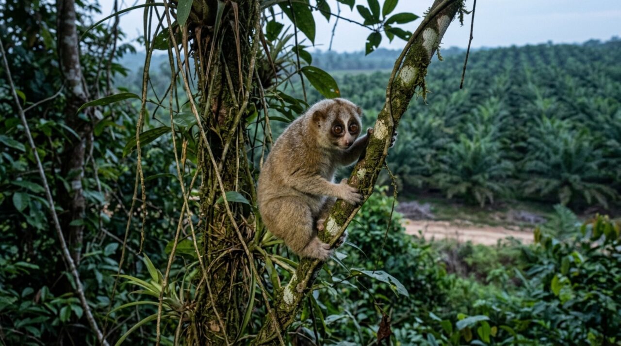 Espécie criticamente ameaçada sobrevive em Bangka, onde mineração e plantações continuam fragmentando seu habitat