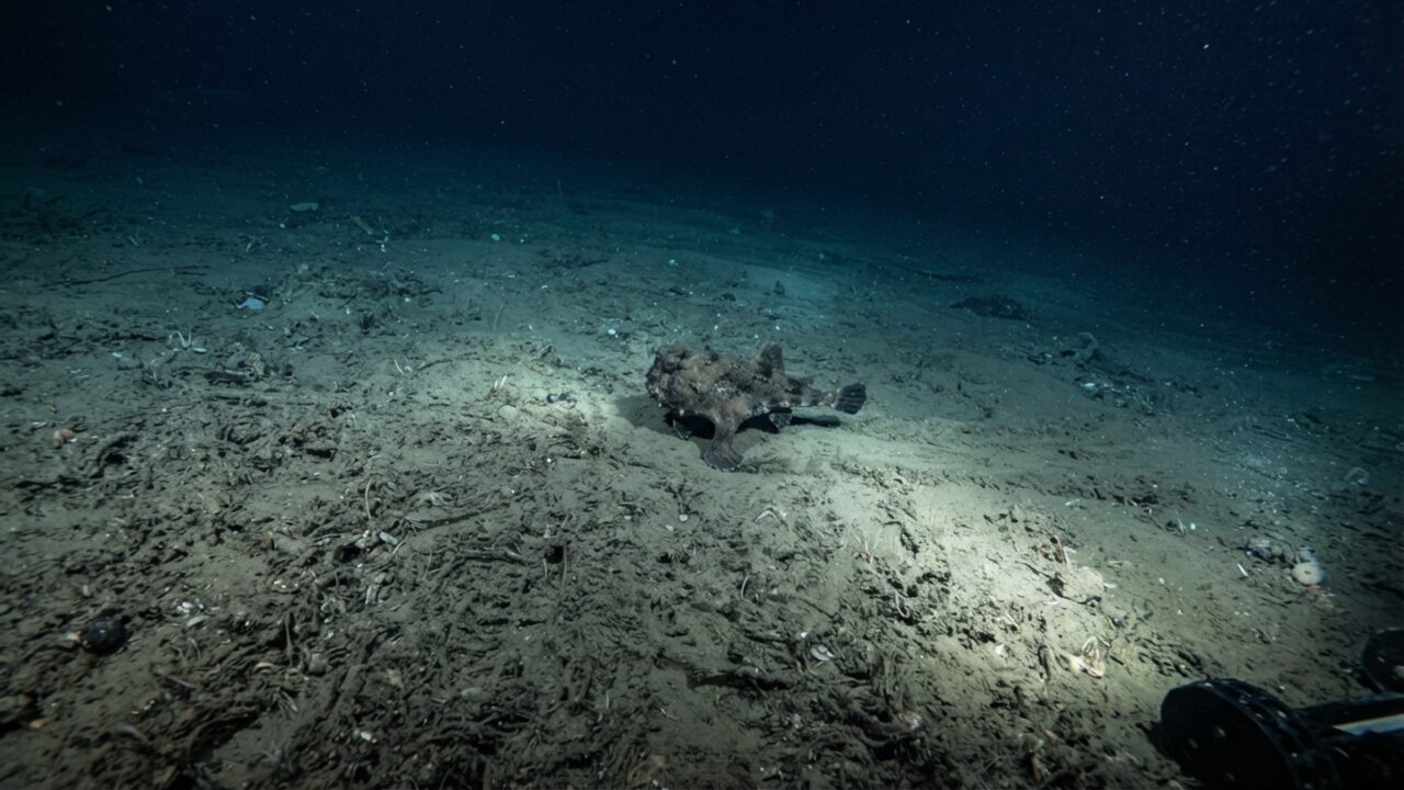 O peixe de águas profundas que transforma partes das próprias nadadeiras em apoios e parece caminhar sobre o fundo do oceano