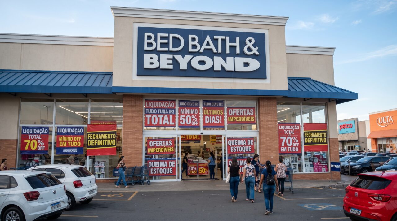 O fechamento de todas as lojas e a falência da Bed Bath e Beyond em 2023