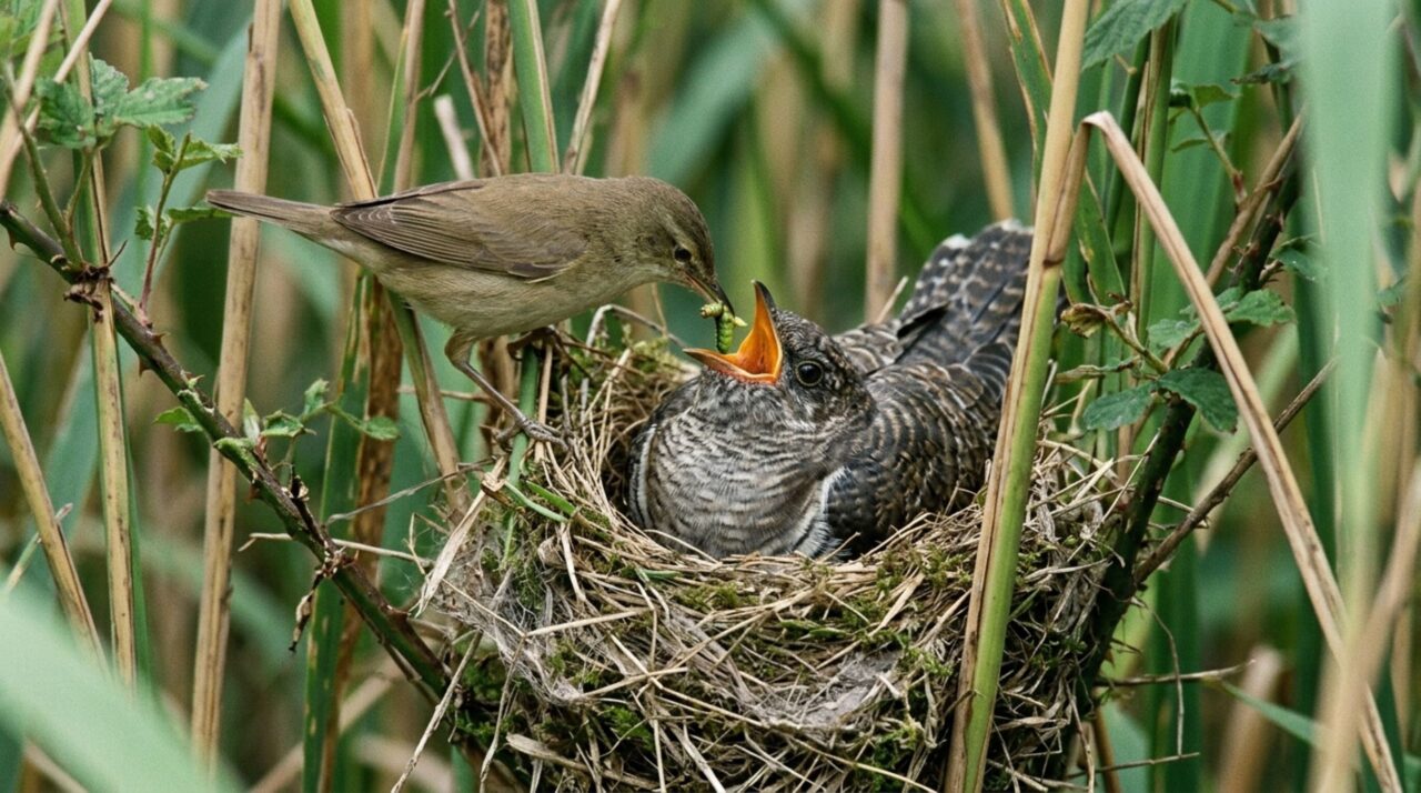 Ave urbana parece alimentar um filhote de outra espécie no mesmo ninho e mostra quando a adoção entre pássaros acontece na natureza