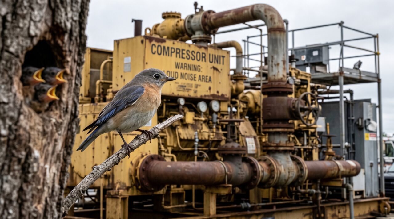 Um ruído industrial tocou por 48 horas e os pássaros continuaram aprendendo: o cérebro resistiu, mas a divisão do cuidado com filhotes mudou