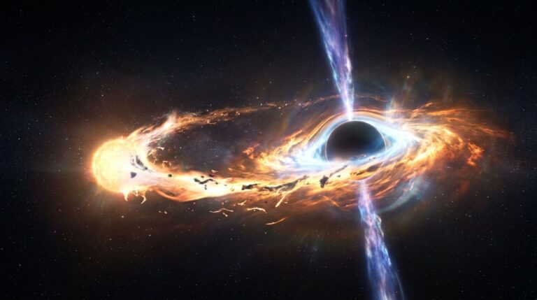 Buracos negros podem lançar poderosos jatos de partículas após destruir estrelas
