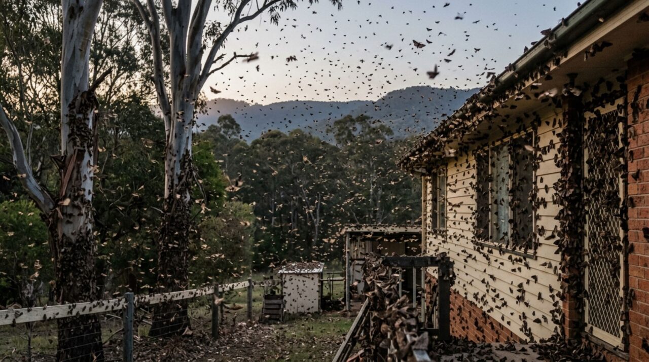 Mariposas que haviam perdido 99,5% da população voltaram a formar nuvens tão densas na Austrália que os enxames podem esconder as estrelas