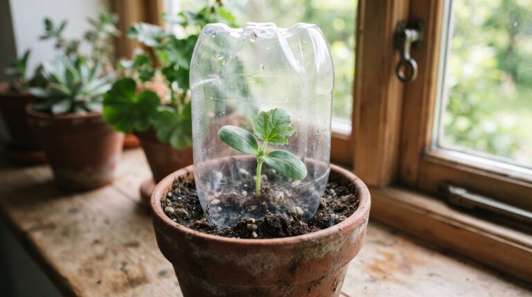 Como fazer sementes de girassol germinarem rápido usando mini estufa de garrafa pet