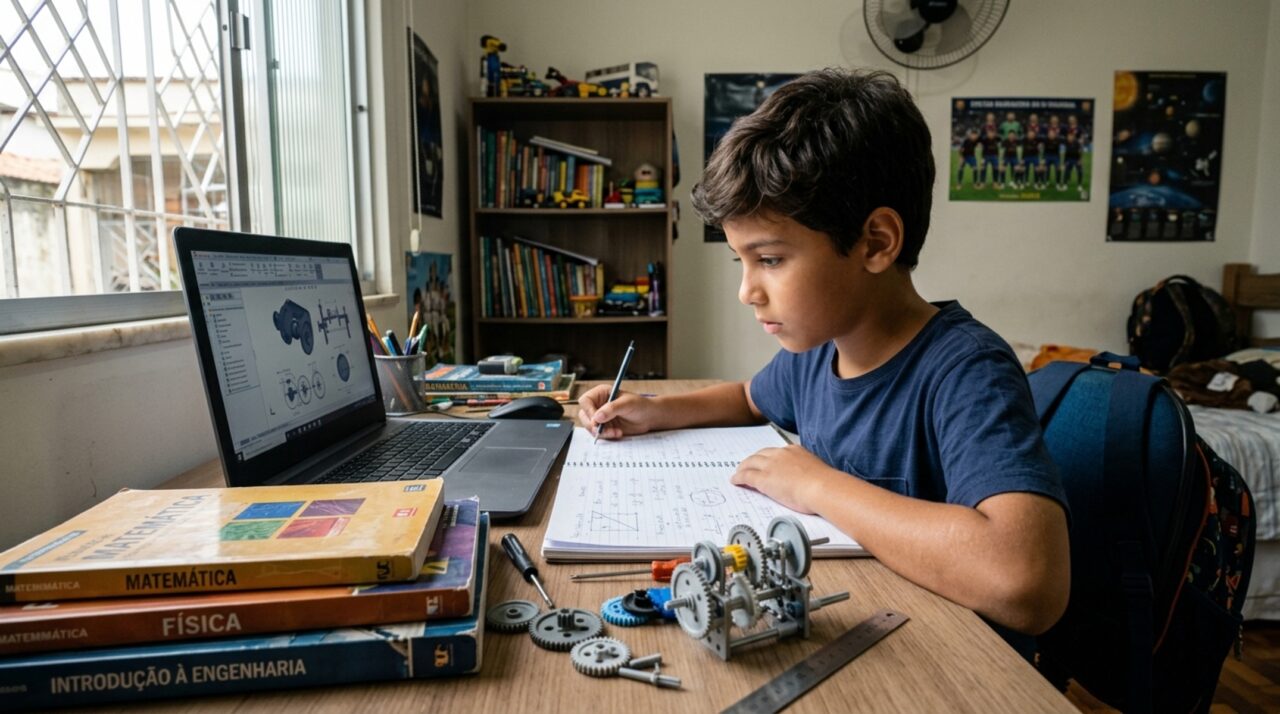 Menino baiano de 10 anos passa em 3º lugar em engenharia mecânica e já integra sociedade internacional de superdotados