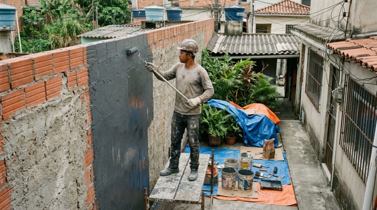 Reformas em paredes inacessíveis podem exigir entrada no terreno vizinho, com aviso prévio e responsabilidade por eventuais danos
