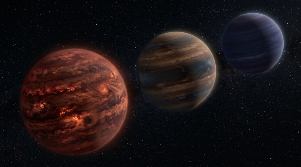 Trinta e sete mundos quase estelares passaram pelo mesmo telescópio e nenhum mostrou uma atmosfera exatamente igual à outra