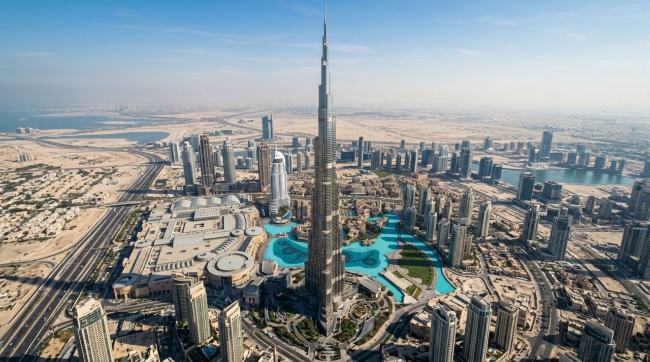 O formato em Y do prédio mais alto do mundo que reduz a força do vento sobre uma torre de centenas de metros