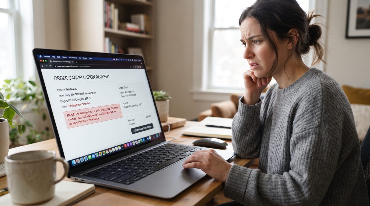 Consumidor compra notebook gamer de R$ 8.000 por R$ 800 em promoção na madrugada, a loja cancela a compra alegando “erro no sistema” e a Justiça nega a entrega do produto ao cliente