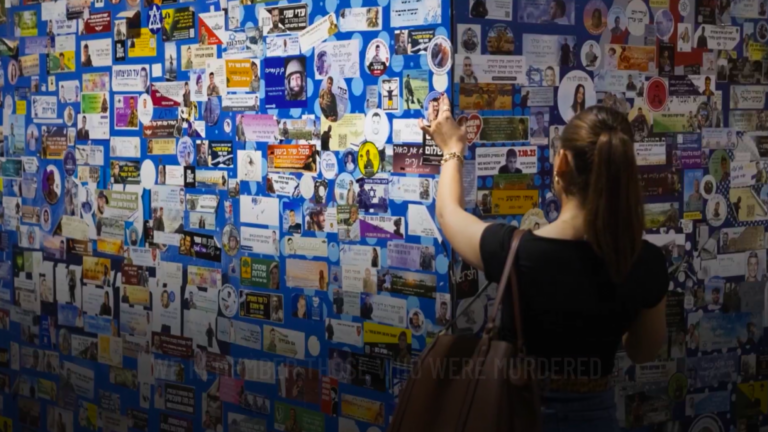Memorial para as vítimas do 7 de outubro, em Israel