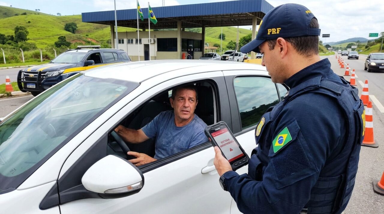 Homem esquece os documentos ao trocar de carro, é abordado numa rodovia com falha no sistema e descobre por que não pode contar sempre com a consulta eletrônica do agente