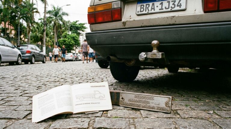 Motorista compra um engate anunciado como universal, manda instalar no carro e descobre durante fiscalização que a compatibilidade precisa ser conferida para o modelo específico do veículo