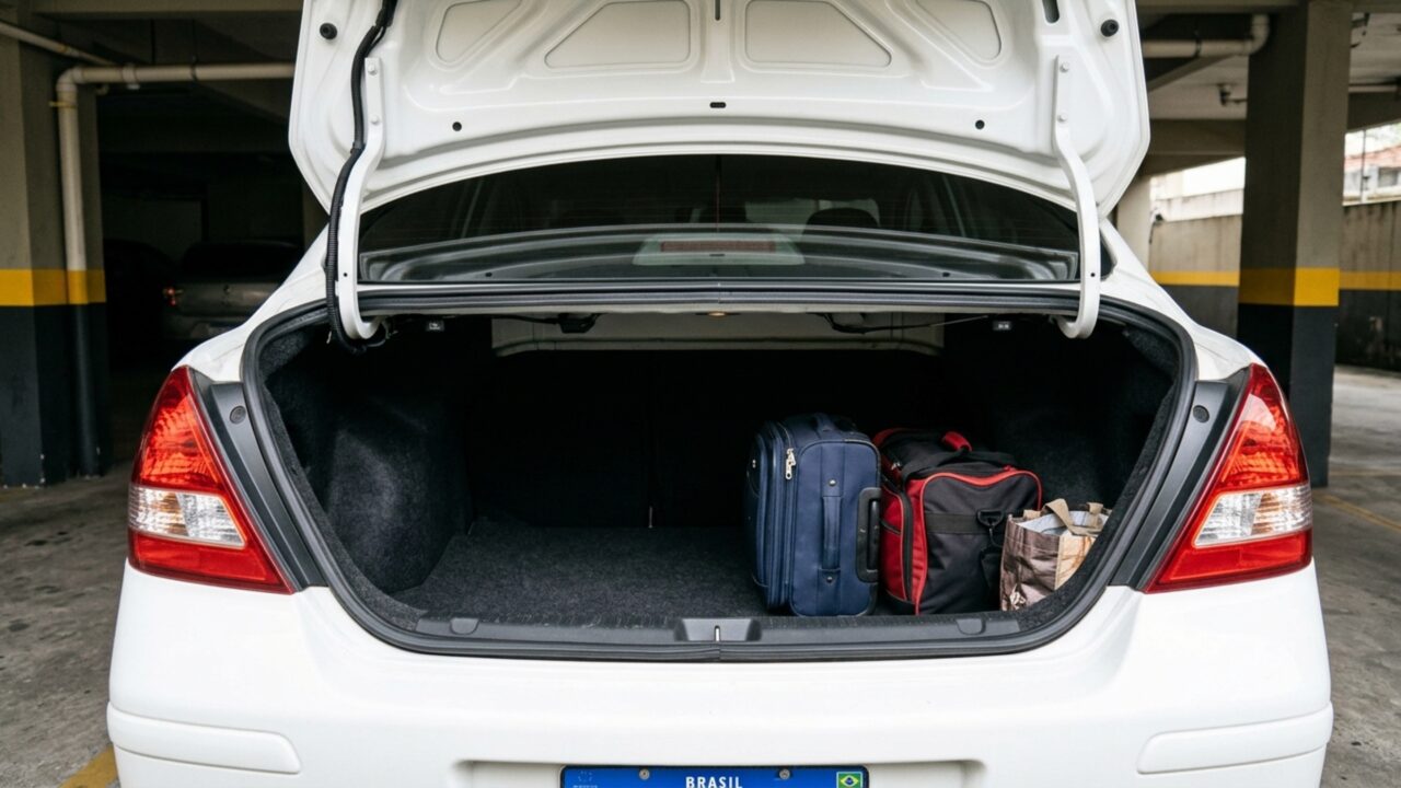Tiida Sedan 2013: motor 1.8, tanque e porta-malas