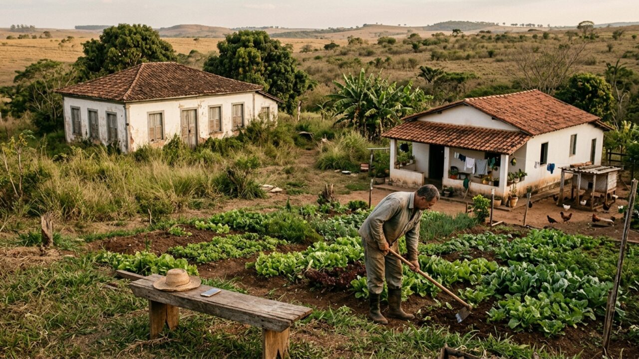 Caseiro cuida de sítio por 20 anos sem contrato e, após décadas sem visitas da família, alega que casa e terreno agora pertencem a ele por usucapião