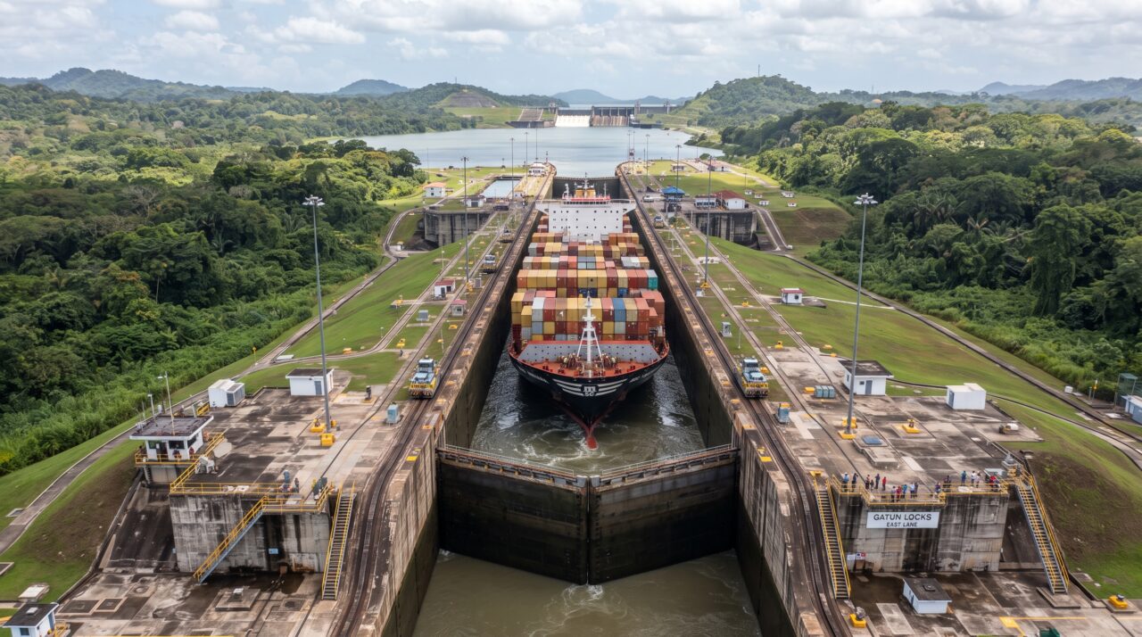 Elevando navios gigantescos a 26 metros acima do nível do mar por meio de um complexo sistema de eclusas, a passagem artificial de 82 quilômetros divide um continente e conecta dois oceanos