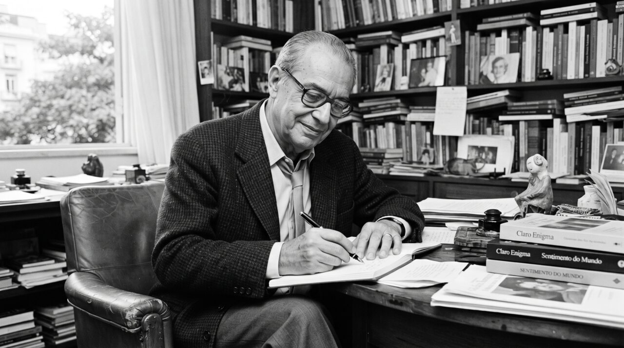 Carlos Drummond de Andrade, gigante do modernismo no Brasil: “Ser feliz sem motivo é a mais autêntica forma de felicidade”