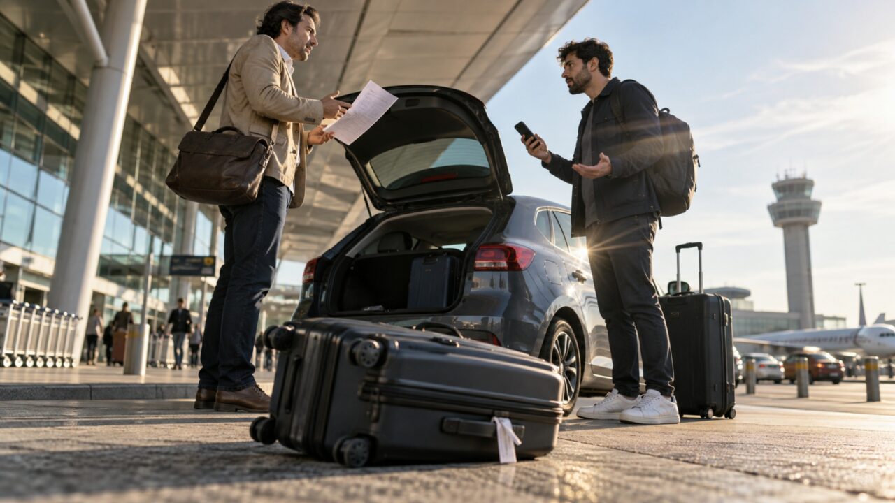Carona para o aeroporto termina com cobrança de R$ 250 que só aparece quando os passageiros vão descer do carro