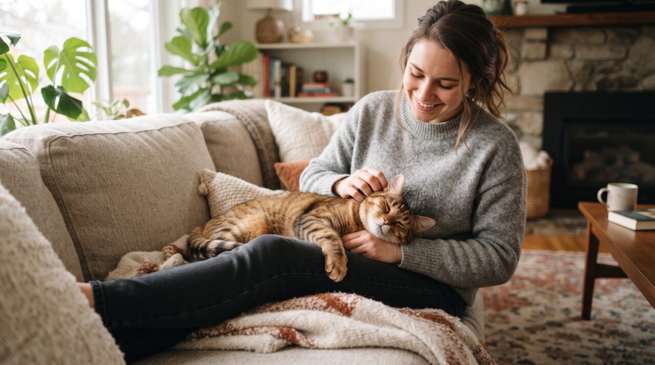 O estudo científico global que mapeou a ligação entre donos de felinos e o aumento nos níveis de bem-estar.