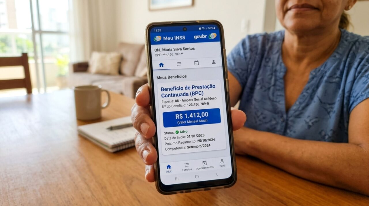 Idoso recebe um salário mínimo pelo BPC, organiza as contas esperando o décimo terceiro e descobre por que o benefício assistencial não segue todas as regras da aposentadoria