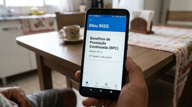 Idoso recebe um salário mínimo pelo BPC, organiza as contas esperando o décimo terceiro e descobre por que o benefício assistencial não segue todas as regras da aposentadoria