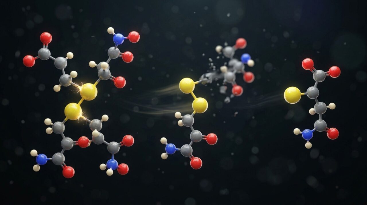 Mecanismo metabólico recém-identificado utiliza a quebra de uma ligação carbono–enxofre para produzir cisteína