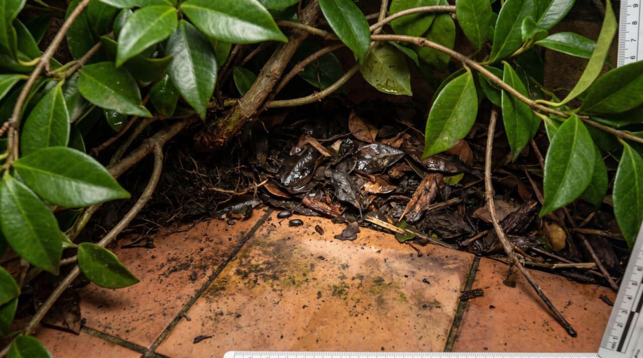 Trepadeira cresce bonita encostada no muro, mas a vegetação muito densa junto à casa pode criar esconderijos que ninguém percebe