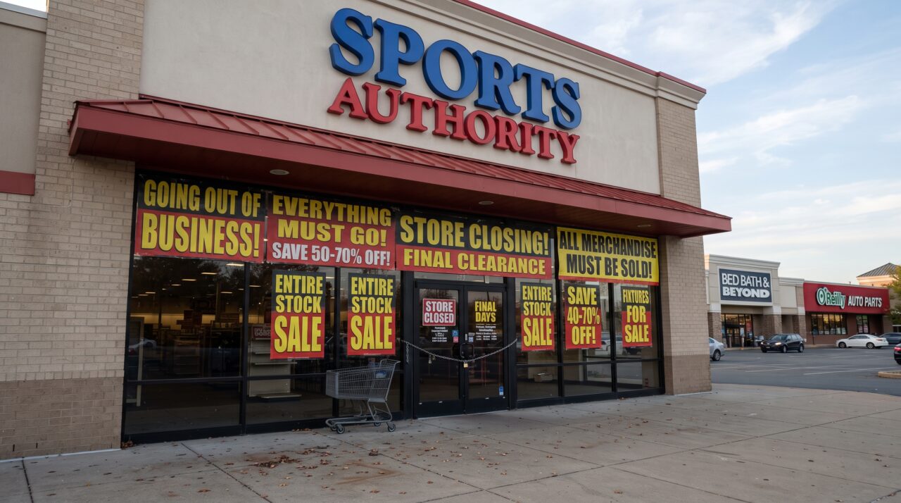O colapso financeiro e a falência da Sports Authority em 2016